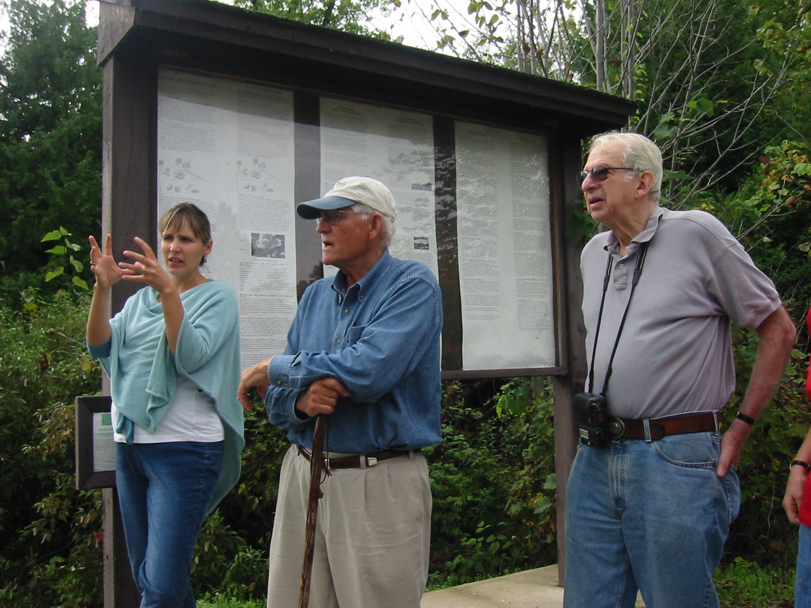 Visitors to the Fisk Quarry